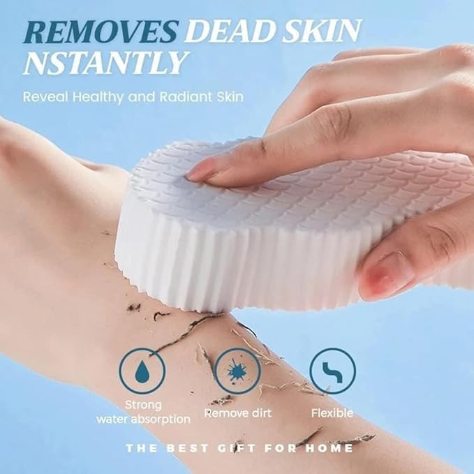 Soft Bath Sponge – Gentle Exfoliating Body Cleaner for Sensitive Skin and Daily Use