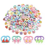 30-Piece Cute Cartoon Hairband Set – Playful & Elastic Accessories