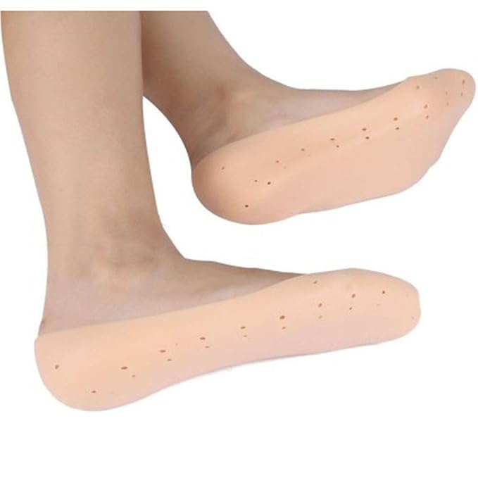 Moisturizing Full Silicone Heel & Foot Socks - Breathable, Anti-Crack Treatment Sleeves for Smooth, Hydrated Skin Premium Quality Single Deals™