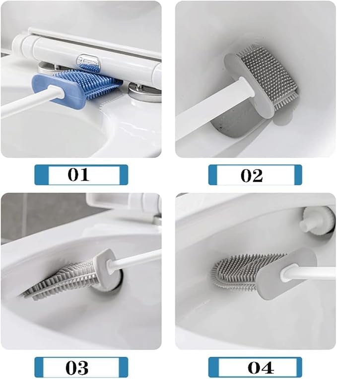 Wall-Hanging Toilet Brush Set  – Sophisticated Maintenance Solution Premium Quality SingleDeals™