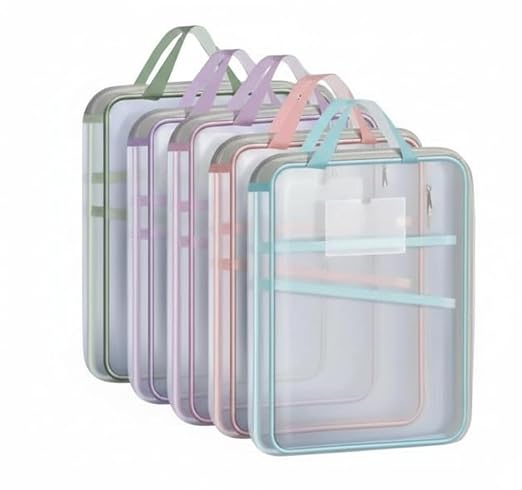 Thickened Document Bag – Durable, Transparent Organizer with Handle for Enhanced Protection and Portability Premium Quality Single Deals™