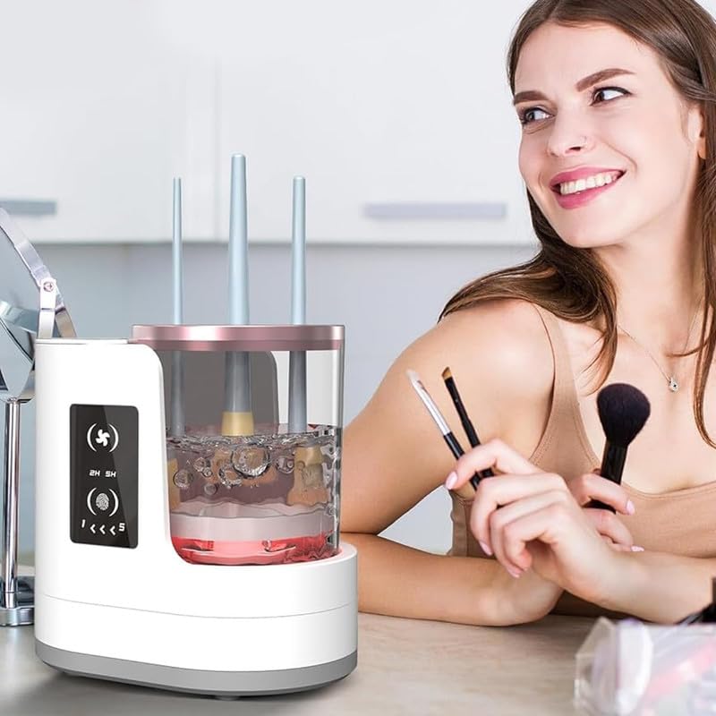 Advanced Electric Makeup Brush Cleaner – Professional-Grade Sonic Cleaning Station for Thorough Sanitization and Maintenance Premium Quality Single Deals™