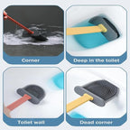 Silicon Toilet Brush with Slim Holder – Sophisticated Maintenance Solution Premium Quality SingleDeals™