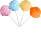 Lolipop ice Cube Tray Ice Ball Mould with Lid | Planet Shape Silicone Ice Cream & Lollipop Shape Mould – Mini DIY Popsicle Maker for Kids & Summer Fun- Reusable Summer Ice Stick Cube Tray.