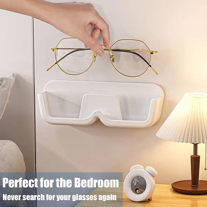 Single Deals™ 4 Pcs Wall-Mounted Sunglasses Organizer - Premium Quality