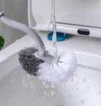Bathroom Wall-Mounted Toilet Curved Brush – Sophisticated Maintenance Solution Premium Quality SingleDeals™
