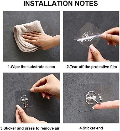 Single Deals™ Golden Floral Adhesive Hook