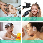 100-Piece Disposable Waterproof Ear Covers - Essential Protective Shields for Hair Coloring, Showering, and Salon Treatments Premium Quality Single Deals™