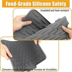 Silicone Dish Drying Mat (32x25cm) – Heat-Resistant, Anti-Slip Countertop Organizer for Efficient Kitchen Cleanup Premium Quality Single Deals™