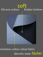 Modern Oval Bathroom Mat – Quick-Dry, Non-Slip Absorbent Floor Mat for Safety and Comfort Premium Quality Single Deals™