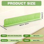 Sink Splash Guard 12x4 Inch Silicone Kitchen Water Suction Cup – Sophisticated Maintenance Solution Premium Quality SingleDeals™