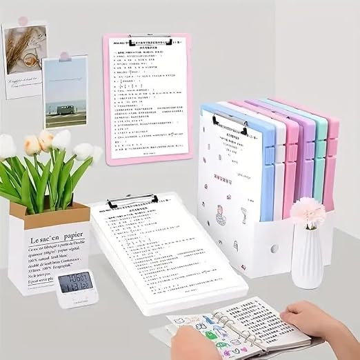 Premium A4 Clipboard Box File – Stylish, Multi-Functional Document Organizer for Home and Office Workspaces Premium Quality Single Deals™