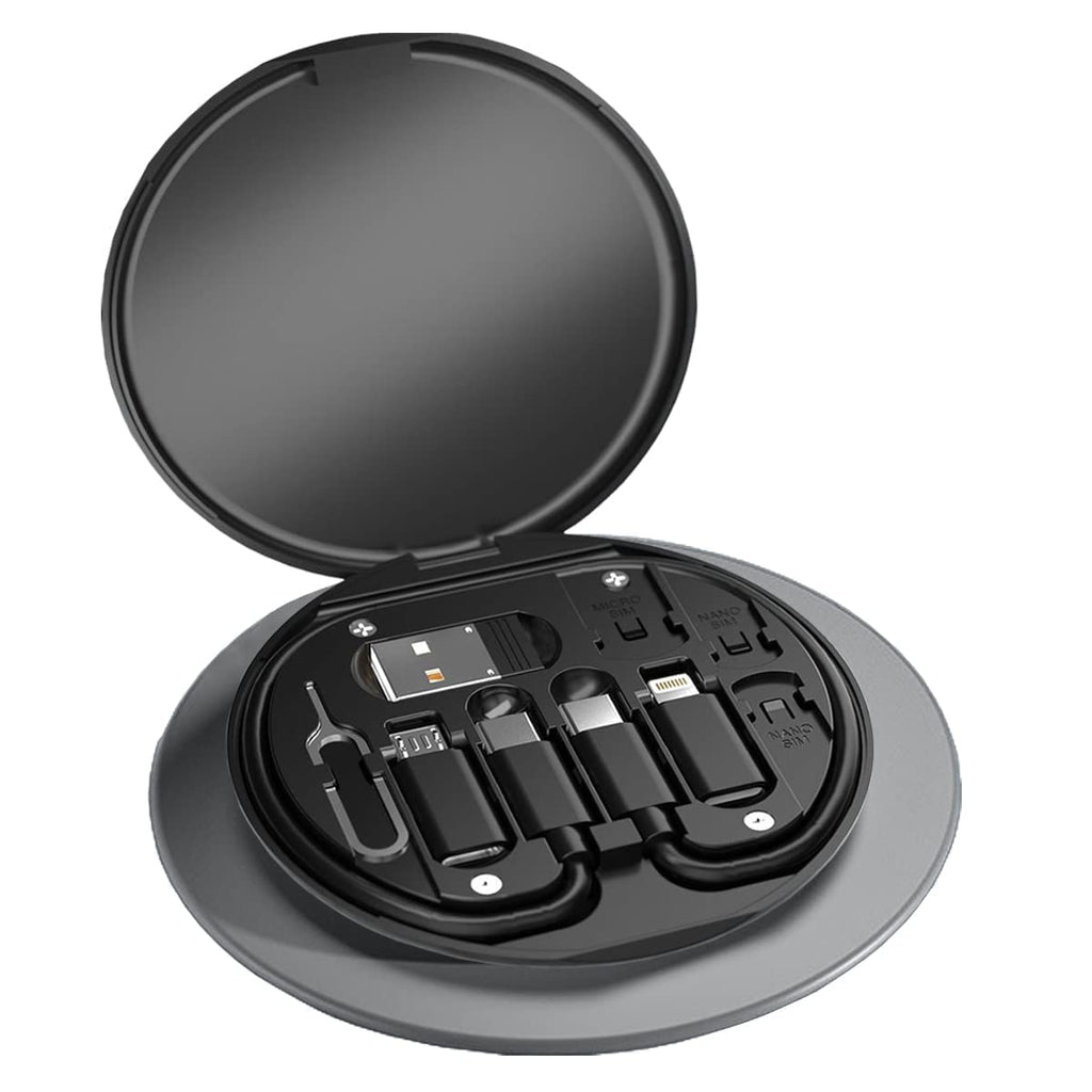 Premium All-in-One Data Cable Set – Sophisticated Universal Connectivity and Stand Solution