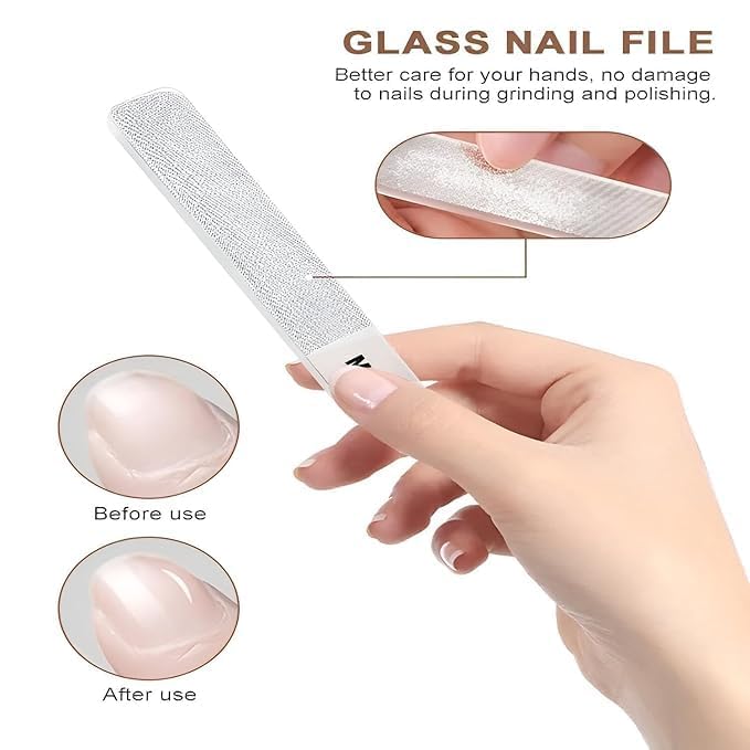 8-in-1 Compact Manicure Set - Professional Stainless Steel Grooming Kit with Modern Earth-Tone Travel Case for Nail and Cuticle Care Premium Quality Single Deals™