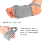 Comfortable Flat Foot Arch Support Brace - Breathable Elastic Compression Sleeve with Soft Gel Insert for Pain Relief and All-Day Comfort Premium Quality Single Deals™
