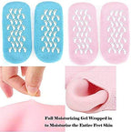 Moisturizing Anti-Skid Spa Gel Socks - Breathable, Hydrating Foot Treatment Sleeves with Non-Slip Grip for Soft, Pampered Feet Premium Quality Single Deals™