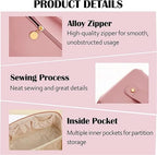 Single Deals™ Cross Open Cosmetic Bag (PINK) - Premium Quality