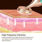 Premium 3-in-1 Electric Vibration Face Massager – Professional-Grade Skincare and Rejuvenation Tool
