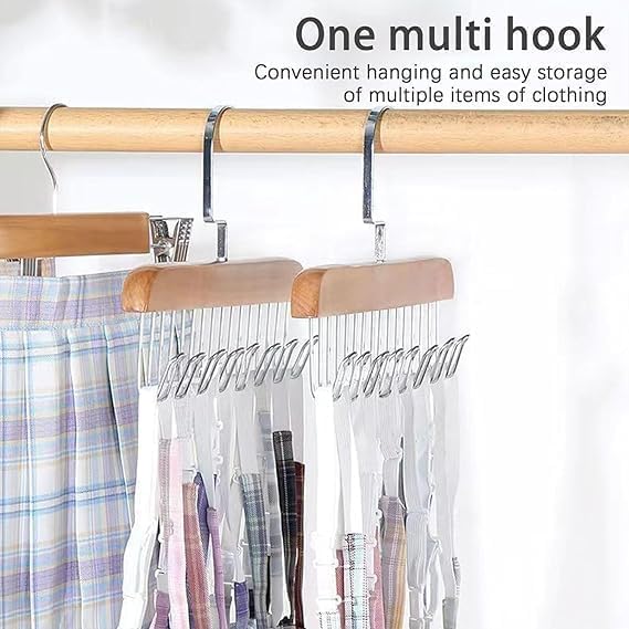 Single Deals™ Wooden 8 Hook Hangers
