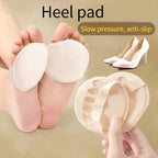 Comfortable Forefoot Sponge Cushion Socks - Breathable Half-Sock Pads with Toe Separators for Pain Relief and All-Day Comfort in Heels Premium Quality Single Deals™