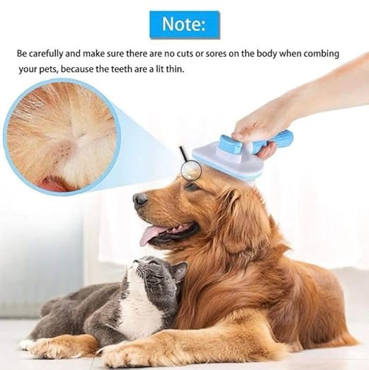 Square Pet Brush – Sophisticated Maintenance Solution Premium Quality Yogichock Branch™