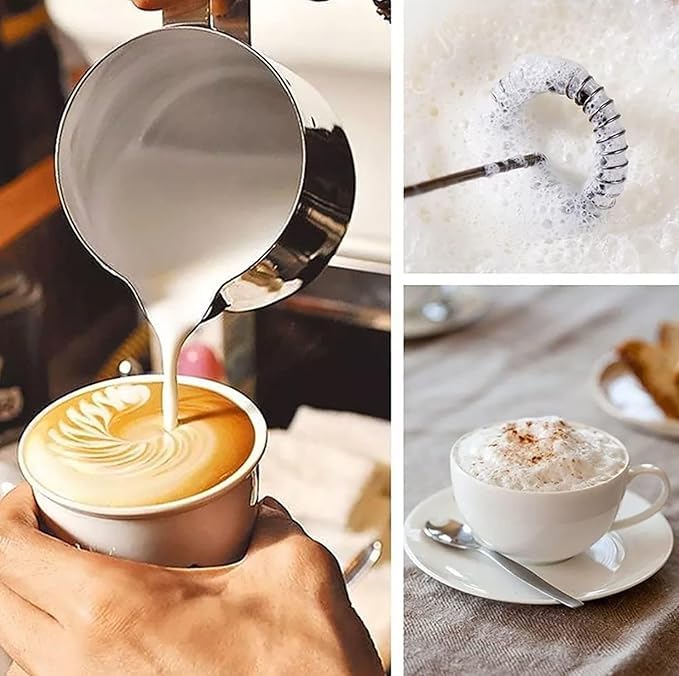 Single Deals™ Coffee Beater [Premium Quality] Handheld Coffee Frother Electric Milk Frother for Lattes Shakes Mini Foamer for Cappuccino, Frappe, Matcha, Egg Beater Hand Blender