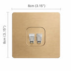 Single Deals™ Golden Adhesive Suction Hanger Sticker 7*7 0.40 mm Premium Quality
