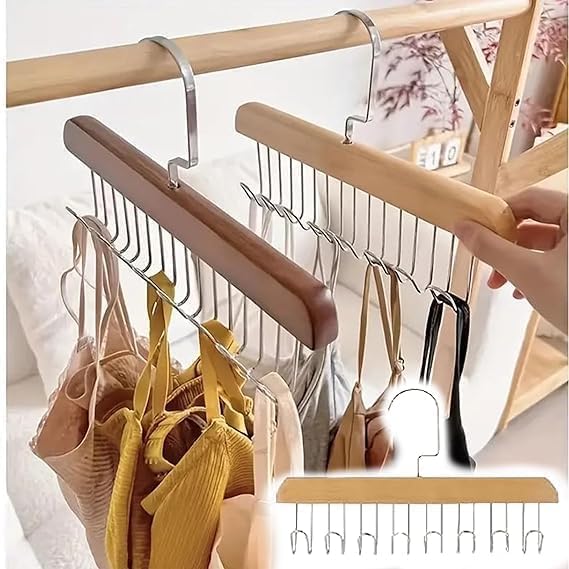Single Deals™ Wooden 8 Hook Hangers