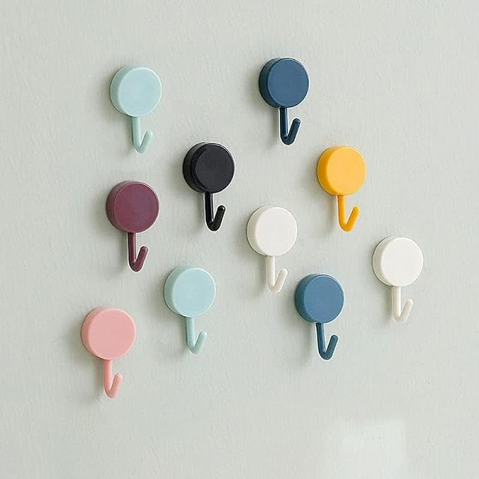 Single Deals™ 10 Pcs Round Hook, Premium Quality