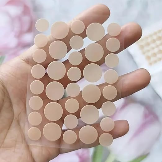 Skin-Tone Hydrocolloid Acne Patch Set – 36-Piece Targeted Spot Treatment for Discreet Blemish Care