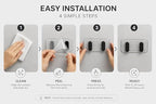 Single Deals™ 2 in 1 Self Adhesive Kitchen & Bathroom Wall Hooks (Silver colour) Premium Quality