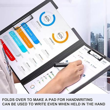 Professional Double-Clip Office Folder – Versatile, Dual-Secure Document Organizer for Efficient Presentations and Daily Tasks Premium Quality Single Deals™