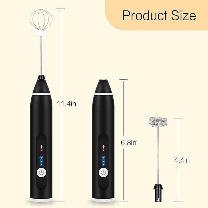 Single Deals™ USB Big Coffee Beater Recharcheable  [Premium Quality]