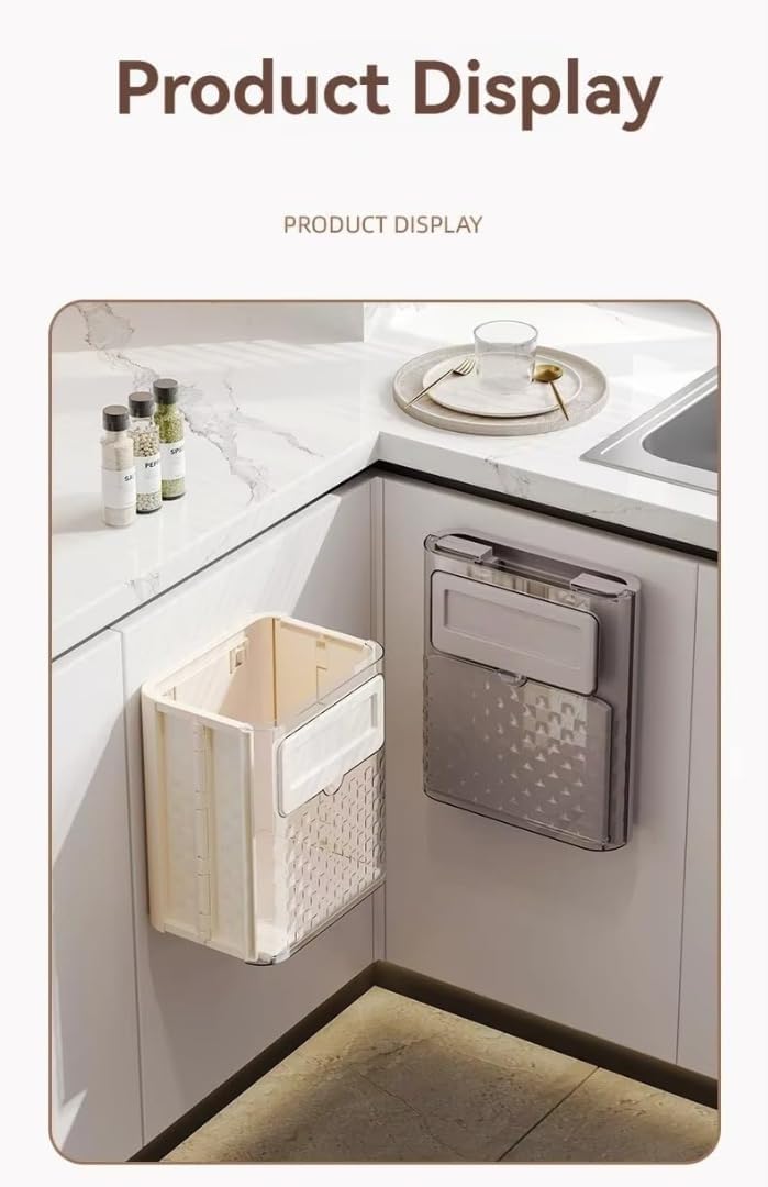 Single Deals™ Acrylic Dustbin [Premium Quality]