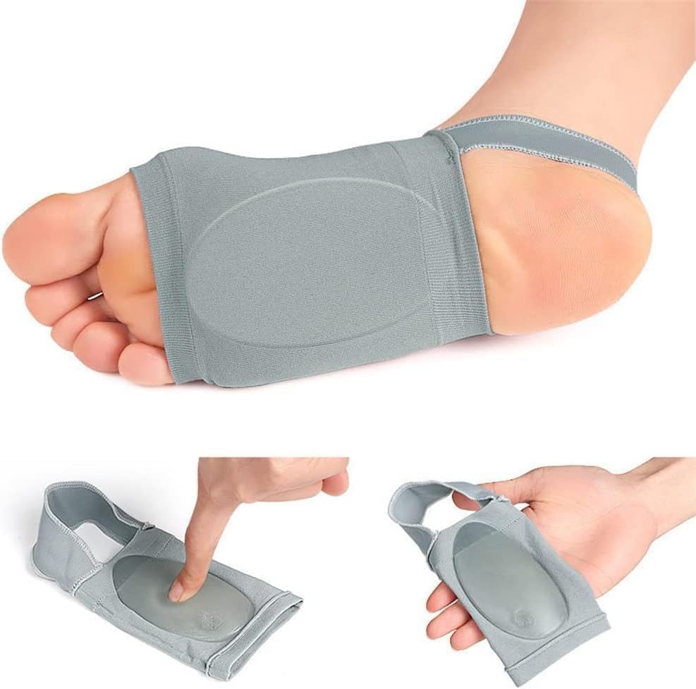 Comfortable Flat Foot Arch Support Brace - Breathable Elastic Compression Sleeve with Soft Gel Insert for Pain Relief and All-Day Comfort Premium Quality Single Deals™
