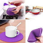 Single Deals™ Silicone Coaster [Premium Quality] Set Of 4