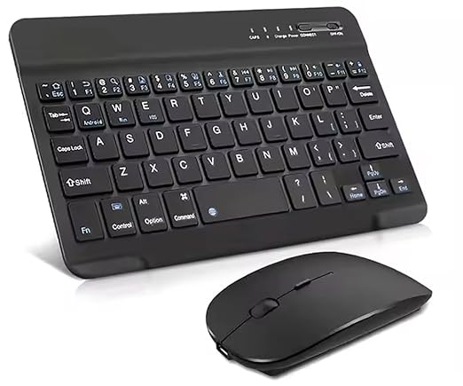 Slim Wireless Keyboard and Mouse Combo – Sleek, Ergonomic Productivity Set for Seamless Desktop & Tablet Workflow Premium Quality Single Deals™
