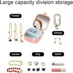 Single Deals™ Mini Jewellery Box With Mirror Inside - Premium Quality