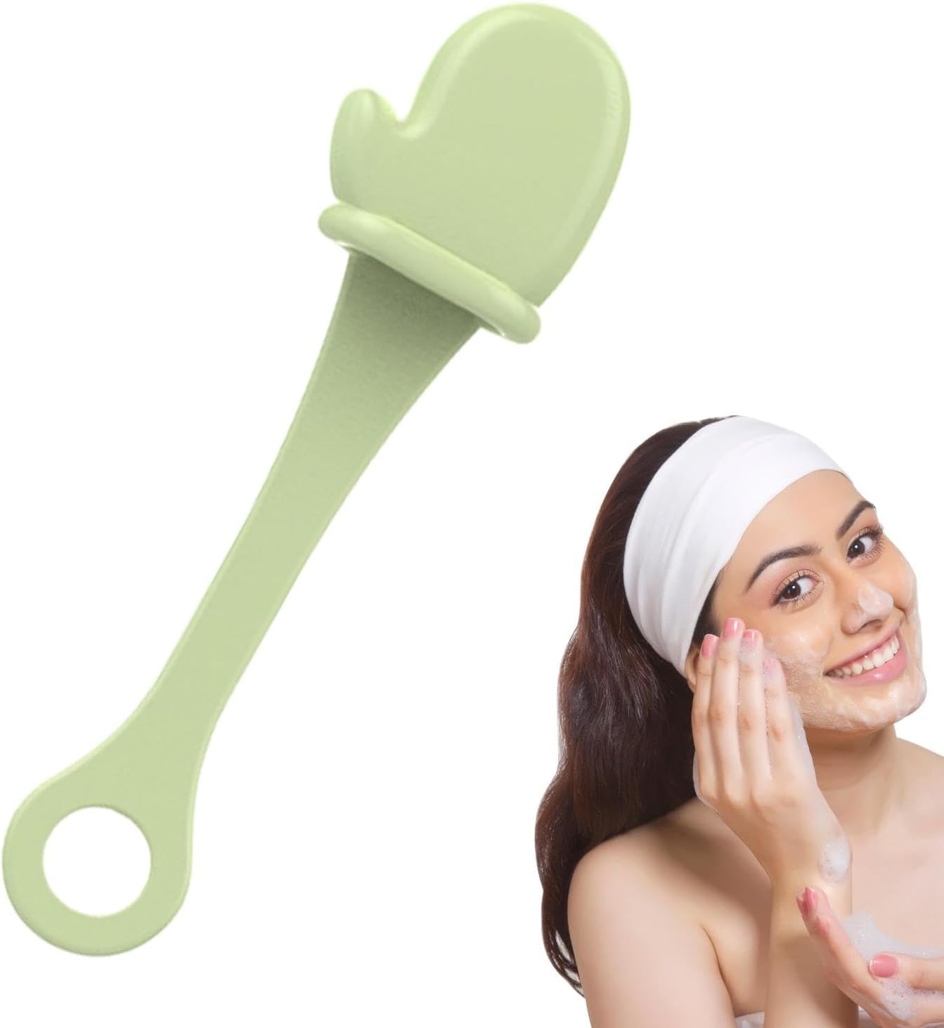 2-Piece Silicone Face Brush Set – Gentle Exfoliating Cleansing Tools for Pore Refinement and Skincare Routines Premium Quality Single Deals™