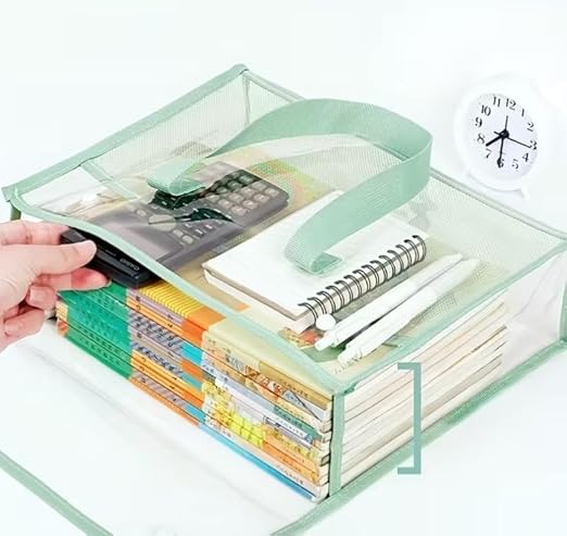 Portable Transparent Document Bag – Durable, Multi-Functional Organizer with Handle for School and Office Supplies Premium Quality Single Deals™