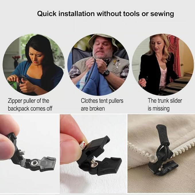 Repair Zipper (3 PCS) – Sophisticated Fastening Restoration Solution Premium Quality SingleDeals™