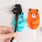 Single Deals™ 4 Pcs Wall Bear Plug Hook Premium Quality