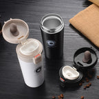 Insulated Thermal Travel Tumbler – Matte Black Edition