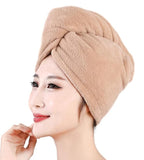 Premium Absorbent Hair Towel Wrap – Quick-Dry Microfiber Cap for Gentle Hair Care