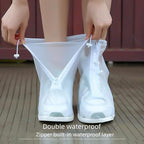 Waterproof Non-Slip Shoe Covers – Reusable Protective Rain Boots for Men and Women, Available in Large Sizes Premium Quality Single Deals™