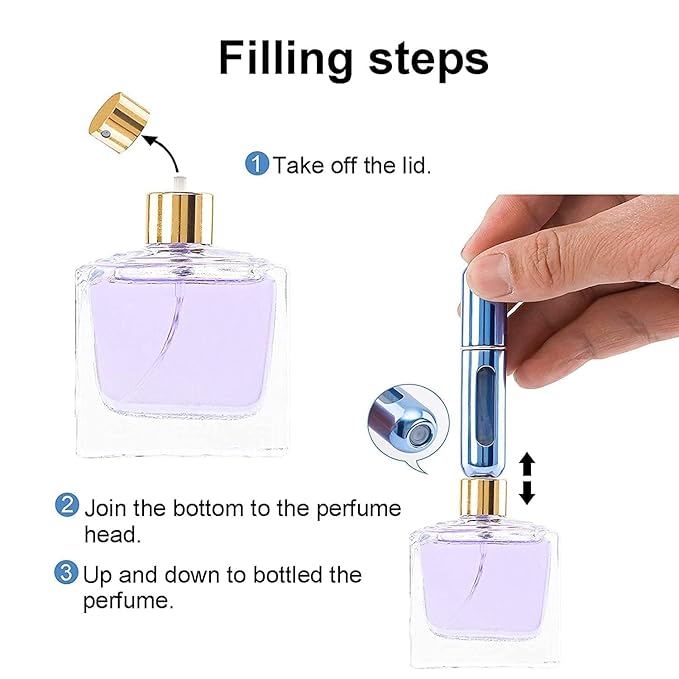 Mini Refillable Perfume Atomizer – Portable, Travel-Friendly Scent Dispenser for Fragrance On-the-Go Premium Quality Single Deals™