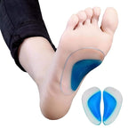 Comfortable Silicone Gel Arch Support Inserts - Supportive Orthopedic Pads for Flat Feet and All-Day Foot Relief Premium Quality Single Deals™