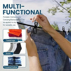 Single Deals™ 12 Clips Clothesline Rope - Premium Quality