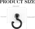 Single Deals™ 360 Degrees Transparent Black Hook