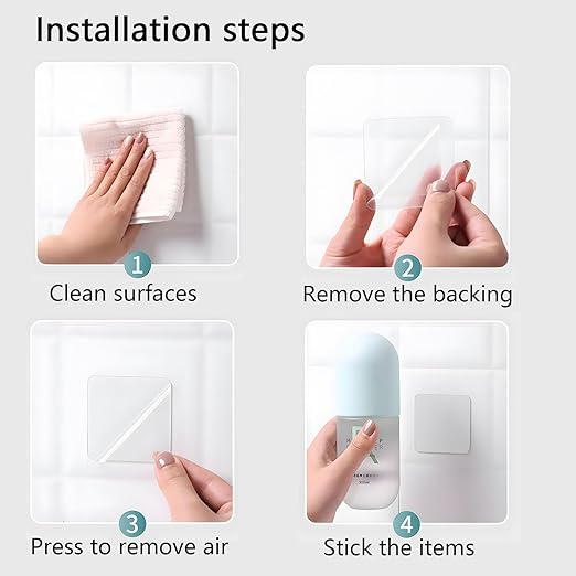 Single Deals™ Invisible Bond 10*6 Adhesive Squares